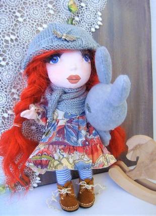 Текстильная кукла. рекомендована для девочек 7-80 лет1 фото