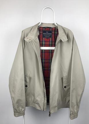 Куртка харрингтон в английском стиле harvey & jones vintage england harrington ralph