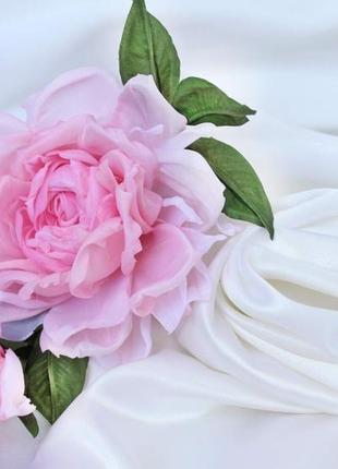 Шовкова троянда "дихання ніжності"2 фото