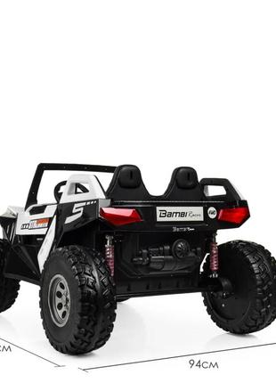 Дитячий електромобіль джип bambi racer m 4170eblr-1(24v) до 100 кг2 фото