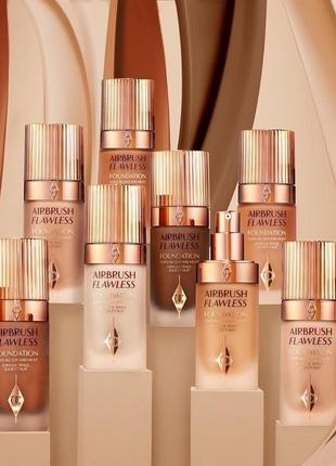 Charlotte tilbury airbrush flawless foundation тональна основа