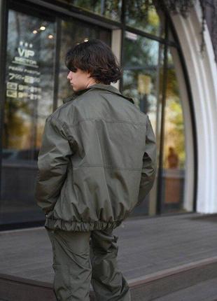 Трендовий костюм карго куртка на подкладке, штани 146-170 см костюм деми подросток 024410 ев4 фото