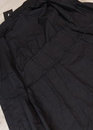 Платье рубашка женская черная3 фото