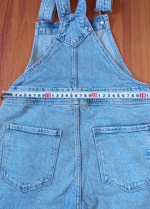 Джинсовый комбинезон denim 134 см.7 фото