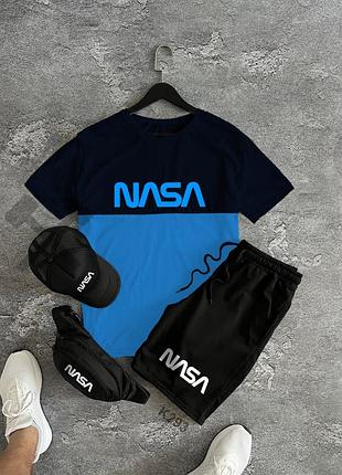 Футболка + шорти, літній спортивний комплект nasa