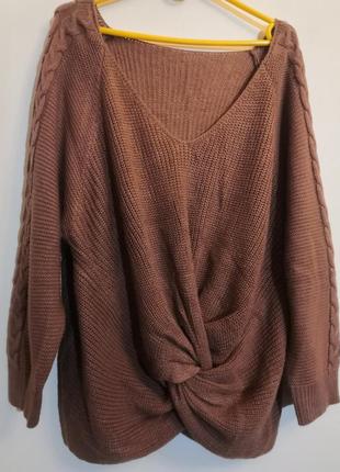 Джемпер пуловер реглан  бохо