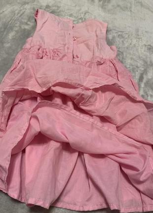 Красивое розовое платье5 фото