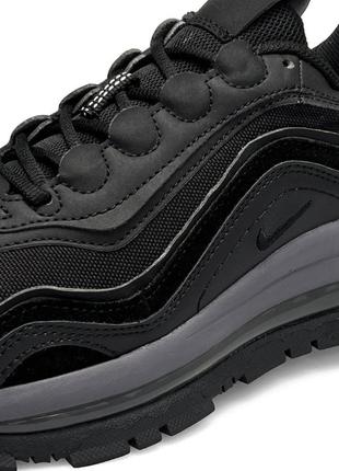 Мужские кроссовки nike air max 97 futura black gray7 фото