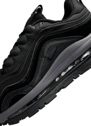 Мужские кроссовки nike air max 97 futura black gray6 фото