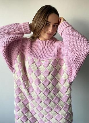 Платье свитер туника нежное и мтильная вязка4 фото