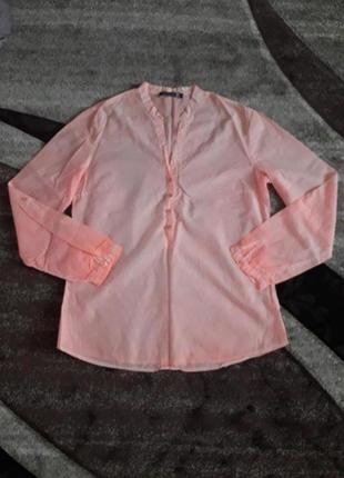Шикарная блуза батист поплин яркая жизнерадостная betty barclay1 фото
