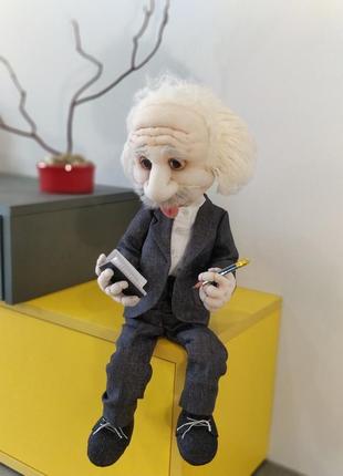 Кукла "энштейн" интерьерная, авторская.1 фото