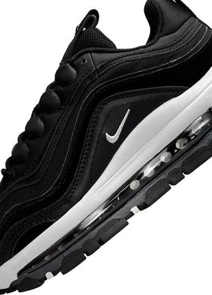 Мужские кроссовки nike air max 97 futura black white6 фото