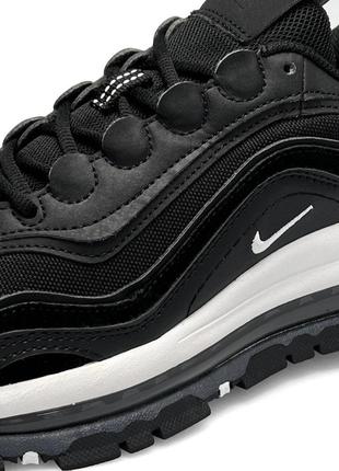 Мужские кроссовки nike air max 97 futura black white7 фото