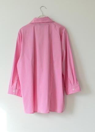 Нова жіноча сорочка в рожевому кольорі. бавоняна сорочка на весну-літо. сорочка з бірками3 фото