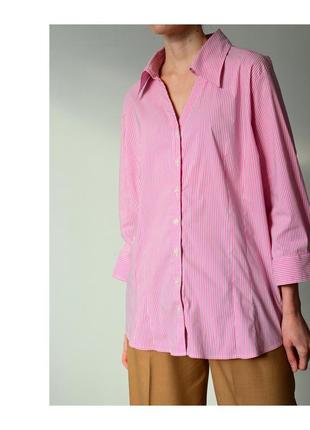Нова жіноча сорочка в рожевому кольорі. бавоняна сорочка на весну-літо. сорочка з бірками1 фото