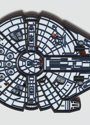 Картина из дерева | star wars |millennium falcon mandala2 фото