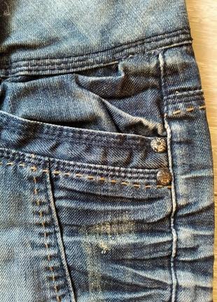 Джинсовая мини юбка jennyfer в тертом дизайне!!!5 фото