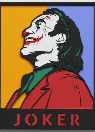 Картина з дерева | dc |joker