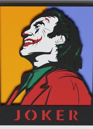 Картина из дерева | dc |joker