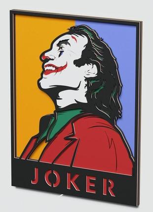 Картина из дерева | dc |joker3 фото