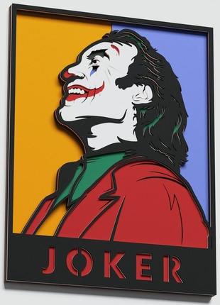 Картина из дерева | dc |joker4 фото