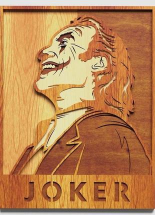 Картина из дерева | dc |joker