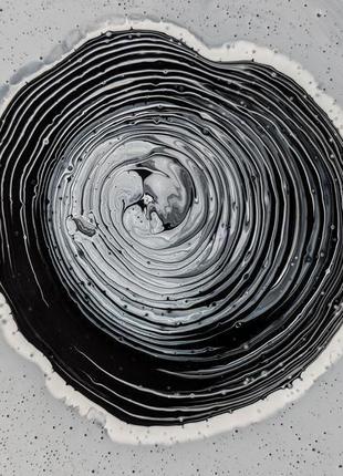 Интерьерная картина акрилом "оттенки серого"7 фото