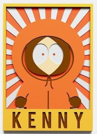 Картина из дерева |kenny mccormick