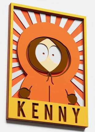 Картина из дерева |kenny mccormick3 фото