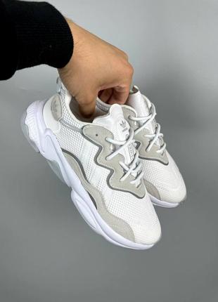 Adidas ozweego white мужские кроссовки3 фото