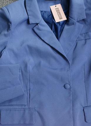 Новый синий пиджак missguided6 фото