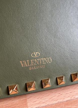 Шкіряний клатч валентино🤩 valentino garavani.2 фото