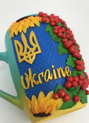 Чашка с национальными символами украины