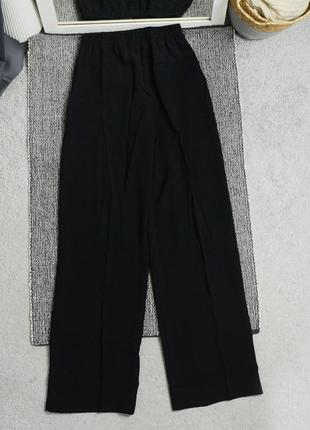 Новые черные широкие классические брюки mango7 фото