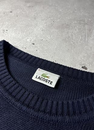 Lacoste vintage sweater original мужской винтажный свитер оригинал3 фото