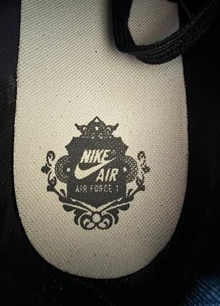 Мужские кроссовки найк аир форс чёрные / nike air force black6 фото