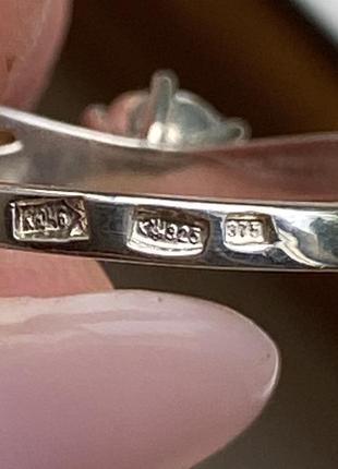 Новое шикарное кольцо из серебра, золота10 фото
