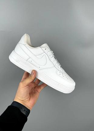 Мужские кроссовки найк аир форс белые / nike air force white