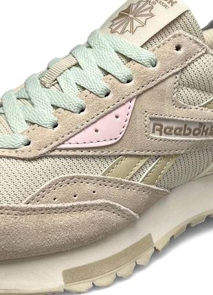 Женские кроссовки reebok lx 2200 beige7 фото