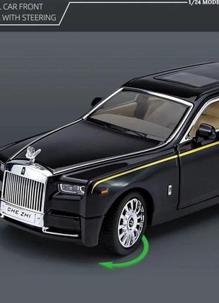 Rr phantom модель из цинкового сплава 1 :24 со звуком и светом2 фото