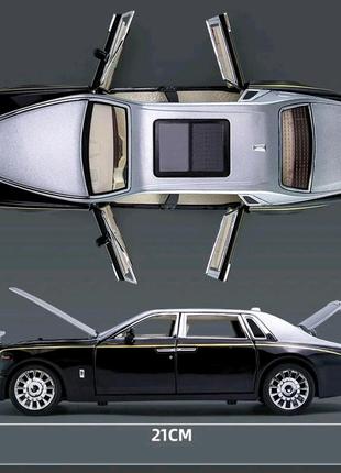 Rr phantom модель из цинкового сплава 1 :24 со звуком и светом3 фото