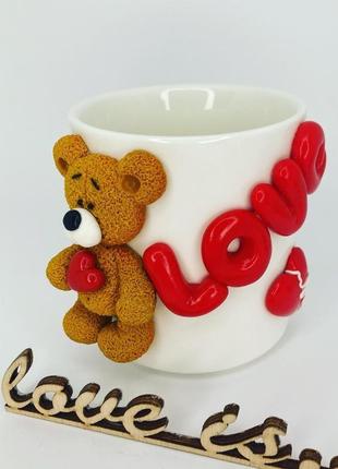 Чашка с медвежонком1 фото