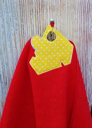 Детское полотенце для мальчика или девочки с удобной петелькой3 фото
