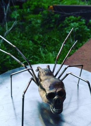 Ексклюзив! статуетки ручної роботи! павук з металу, нержавіюча сталь.6 фото