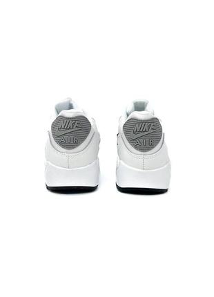 Кросівки nike air max 90 white black6 фото