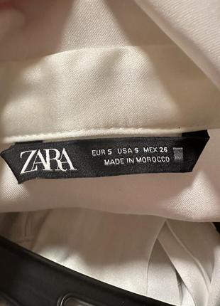 Нежное сатиновое у платья от zara4 фото