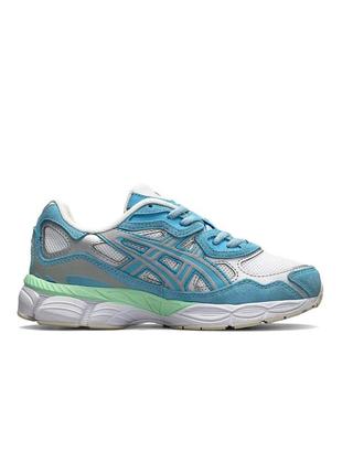 Жіночі кросівки spodenkom asics gel - nyc blue mint