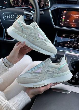 Женские кроссовки reebok lx 2200 beige5 фото