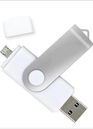 Флешка 64 gb usb micro usb flash drive4 фото